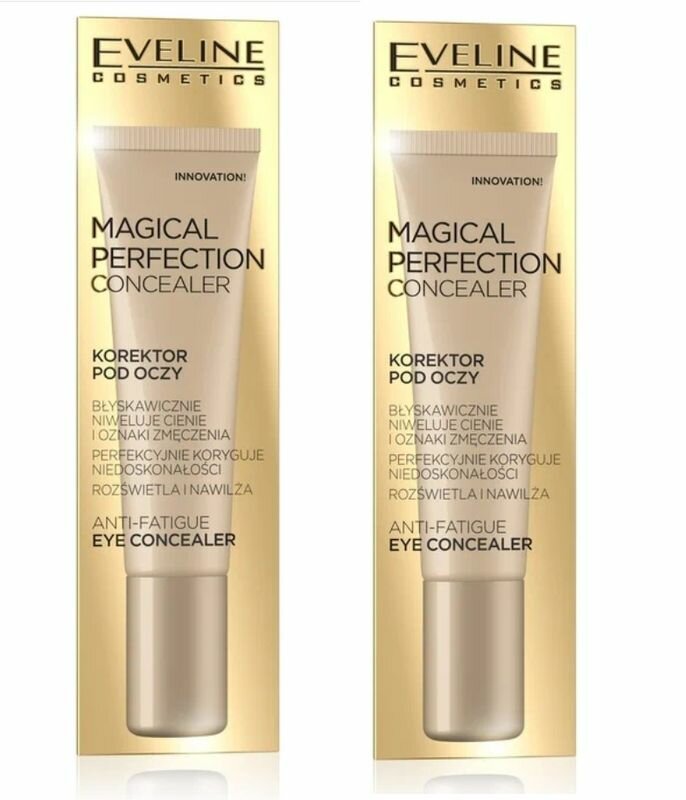 Eveline Cosmetics Консилер под глаза Eveline Magical Perfection, тон 01 light, 15мл - 2 штуки