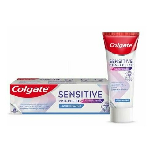 Зубная паста Colgate sensitive pro relief отбеливание, 75мл зубная паста для чувствительных зубов colgate sensitive pro relief 75 мл