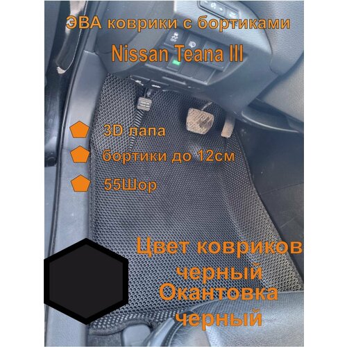 Эва коврики с бортиками Nissan Teana III Ниссан Теана 3