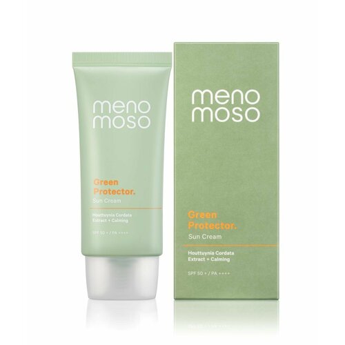 MENOMOSO Солнцезащитный крем для лица успокаивающий для чувствительной кожи SPF 50 50г Корея 1178₽