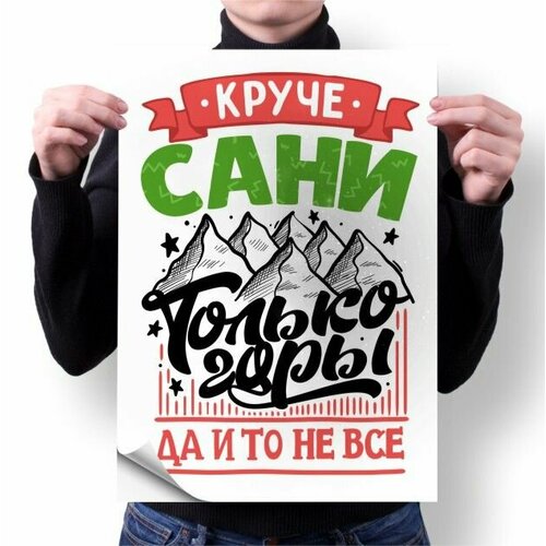 Плакат GOODbrelok А4 принт Александр - 0010 280₽