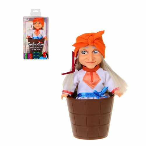 Кукла Баба-яга в ступе ABS PVC полиэстер 85х148х85 см 791₽