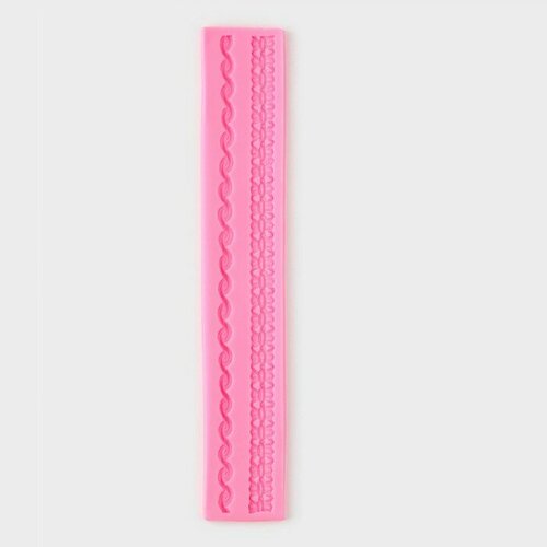 Силиконовый молд Креол 305307 см цвет розовый 583₽