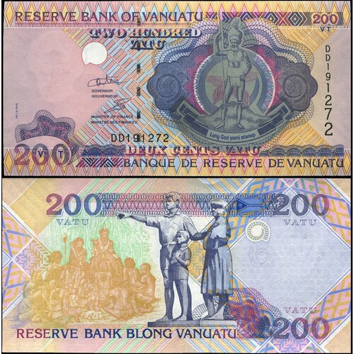 Вануату. 200 вату (Unc) 2010. Банкнота Кат. P.8c банкнота банк вануату 200 вату 2011 года