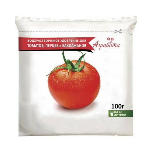 Удобрение Нов-Агро Агровита для томатов, перцев и баклажанов, 0.1 л, 0.1 кг, 3 уп.