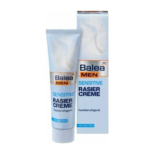 Balea sensitive Rasiercreme Крем для бритья для чувствительной кожи 100 мл 466₽