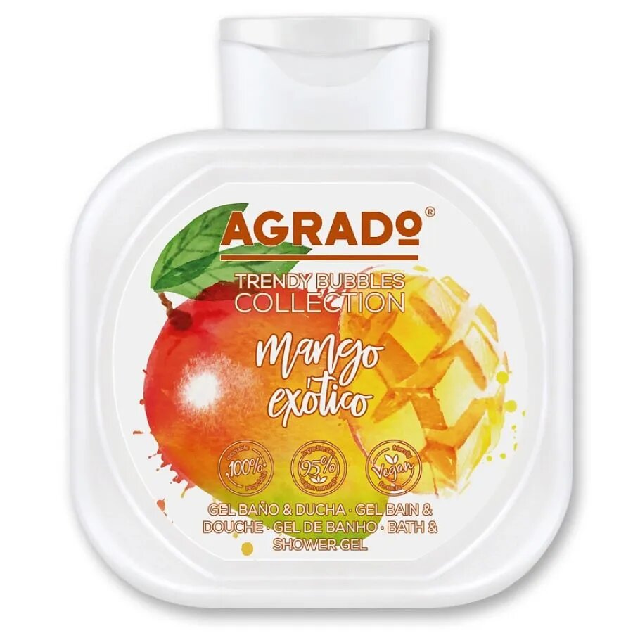 Гель для ванн и душа Agrado Экзотический манго "Exotic Mango" 750 мл