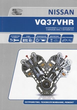 Nissan VQ37HR. Бензиновый 3,7 л 6-и цилиндровый V-образный, DOHC, с системой VVEL. Устройство, техобслуживание, ремонт - фото №3