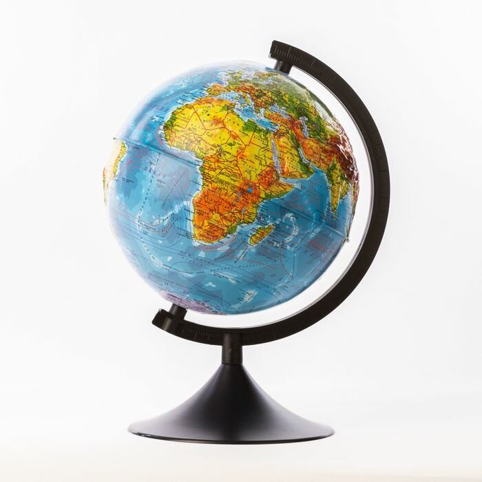 Глобус физический рельефный 210мм Классик К022100011 1072881