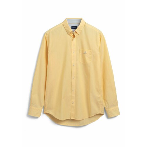 Рубашка GANT, размер 2XL, желтый рубашка gant размер 44 желтый