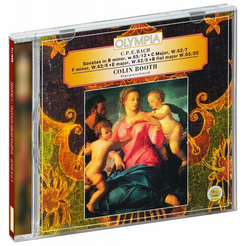 Карл Филипп Эммануил Бах. Сонаты для клавесина (CD) (2002 год, СД диск, CD Box)