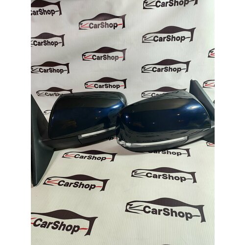 Комплект зеркал лада приора, ВАЗ 2110 с электроприводом, обогревом и повторителем, чёрный лак