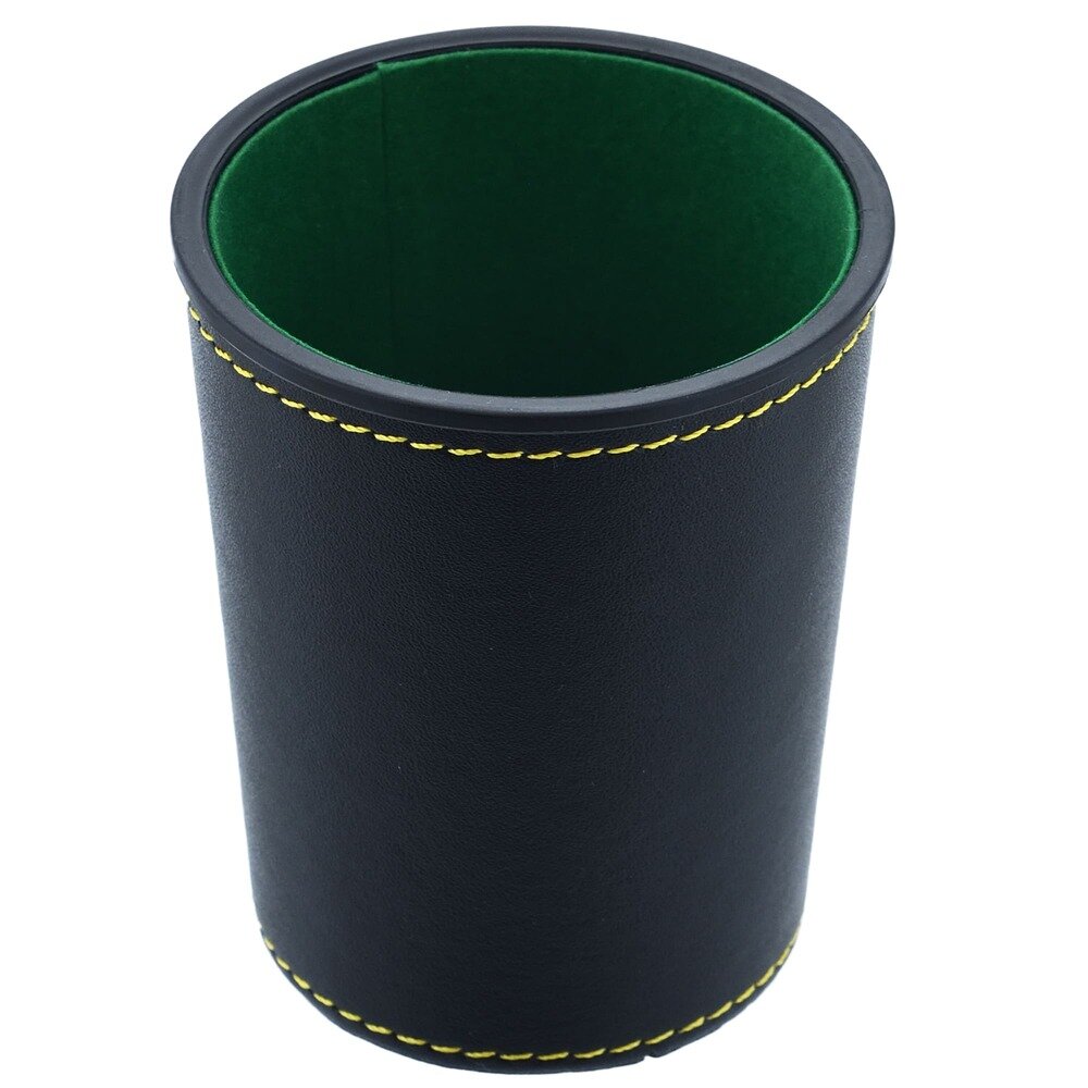 Стаканчик для игры в кости "Портье", ручная работа, натуральная кожа.