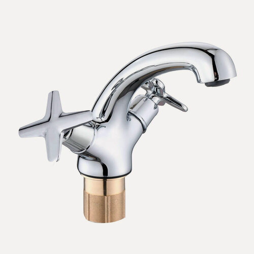 Изображение товара Смеситель для раковины и умывальника из латуни V140111 от бренда Vieir цвет хром