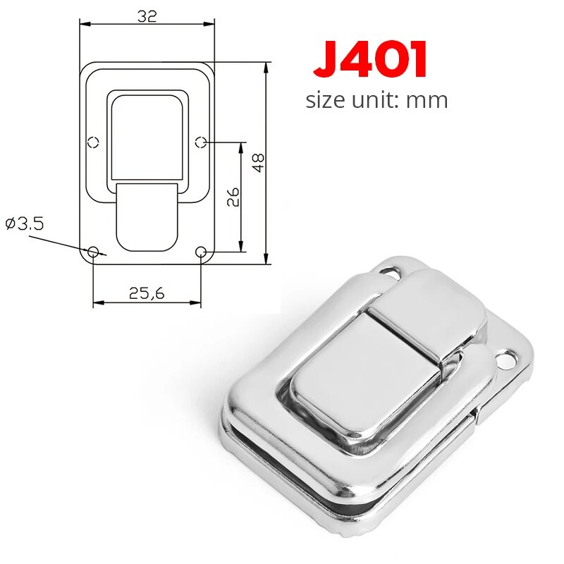 Замок KAK J401 для ящиков