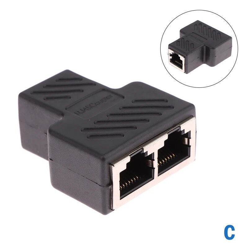 EOENKK RJ45 сетевой кабель разветвитель, C