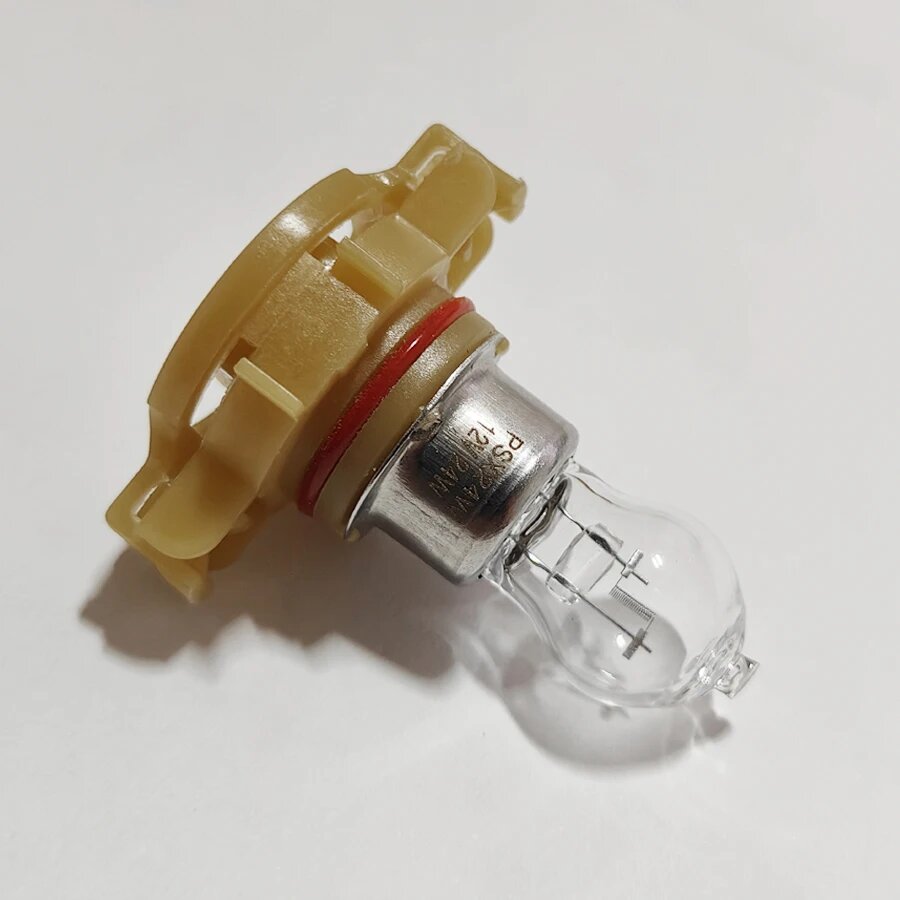 1 пара галогенных ламп PG20-7 2504 PSX24W для Jeep Grand Cherokee/Patriot/Compass дневные ходовые огни кварцевое стекло авто лампы, Super White — фото 1