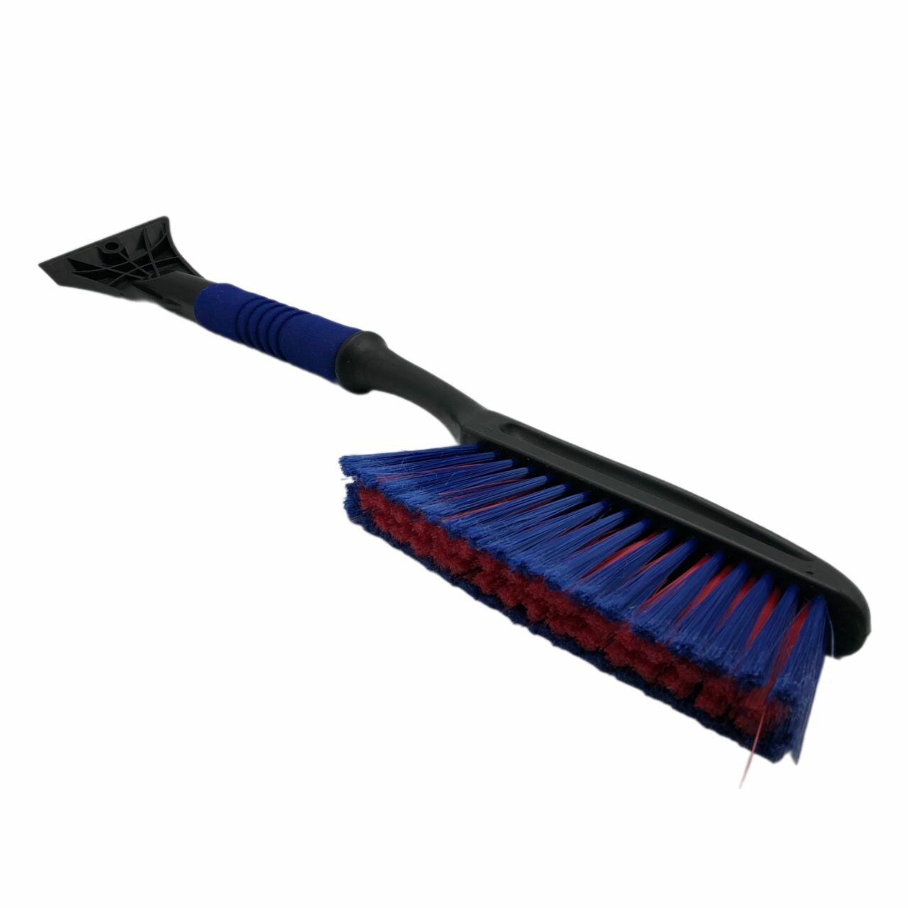 Щетка для снега, с ABS-пластиковым скребком, 600мм, синяя/черная — фото 1