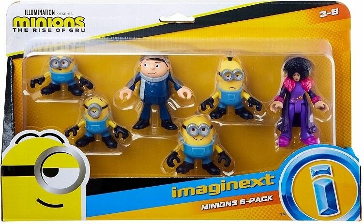 Набор для игр Mattel Imaginext MINIONS - Набор фигурок из фильма Миньоны GPV33
