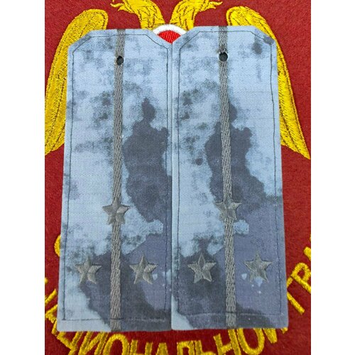 Погоны Росгвардии фсвнг полевые старший лейтенант пластик мох зеленый