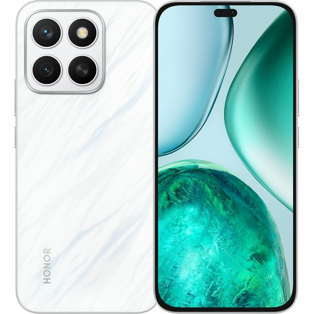 Смартфон Honor X8C, 8 ГБ ОЗУ, 128ГБ ПЗУ, NFC, Android 15, белый