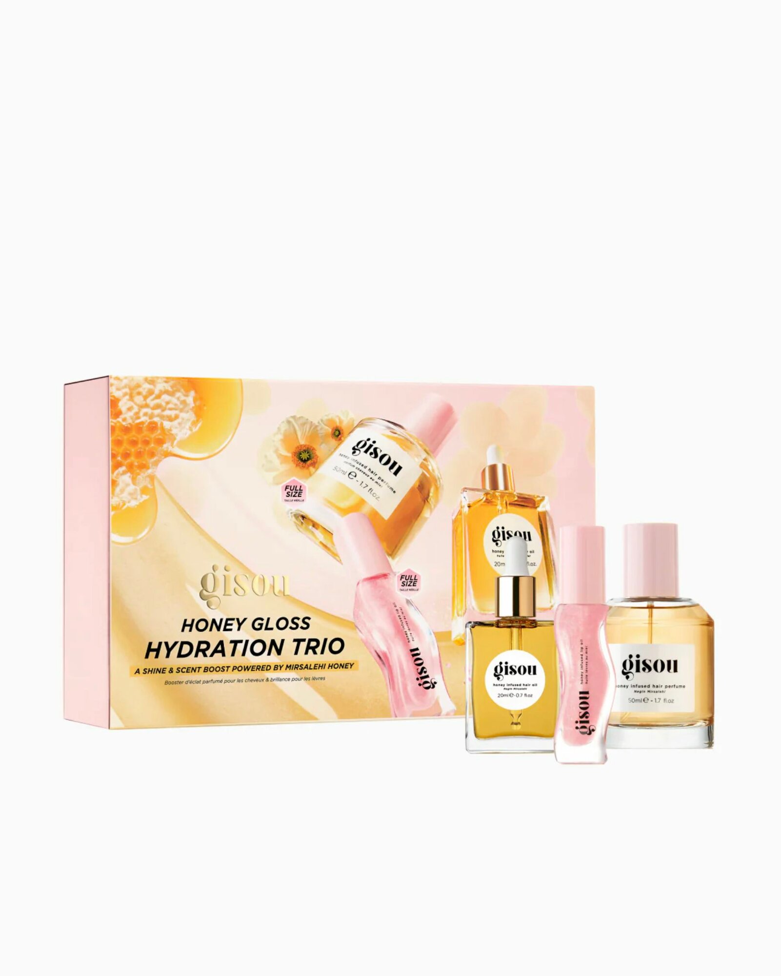 Gisou Подарочный набор Honey Gloss Hydration Trio