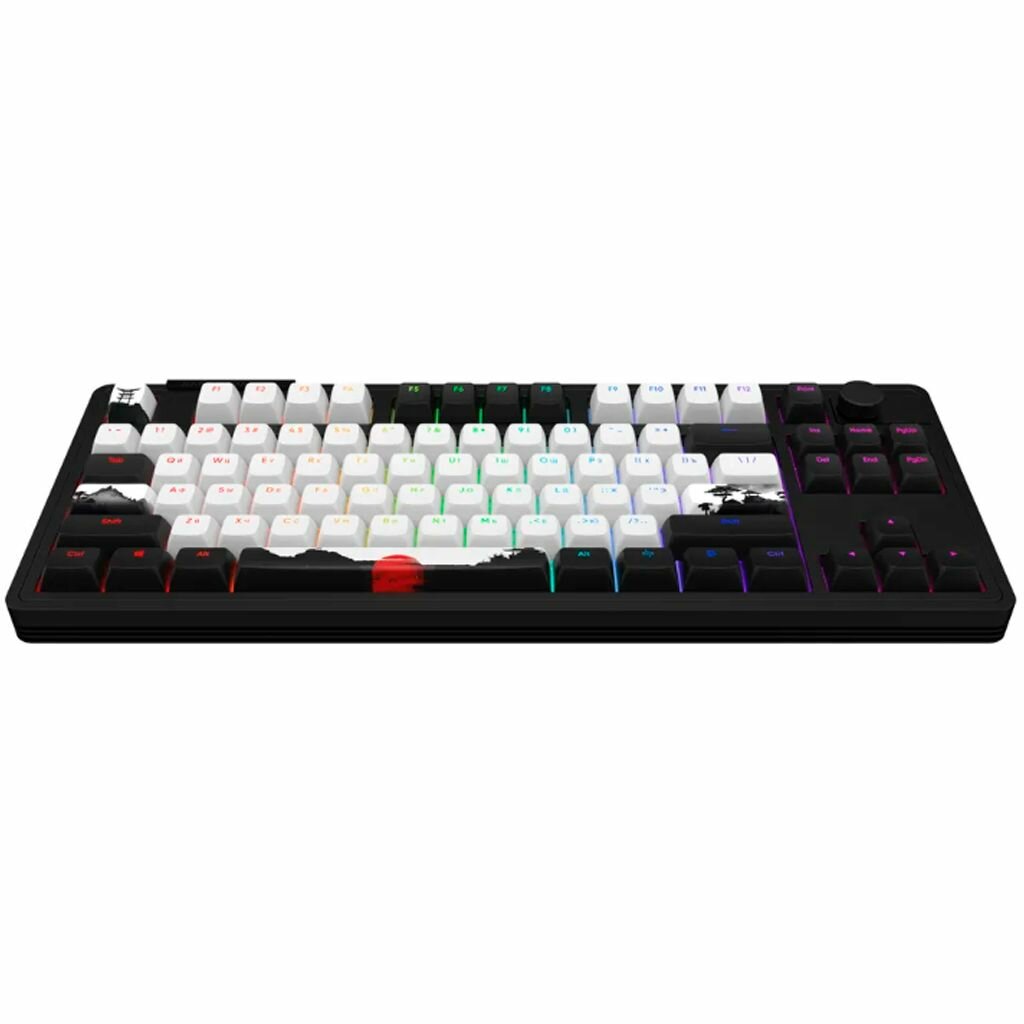 Механическая клавиатура Дарк Проджект KD87A Black G3ms Moonstone Switch черный/белый/красный (RUS) USB — фото 1