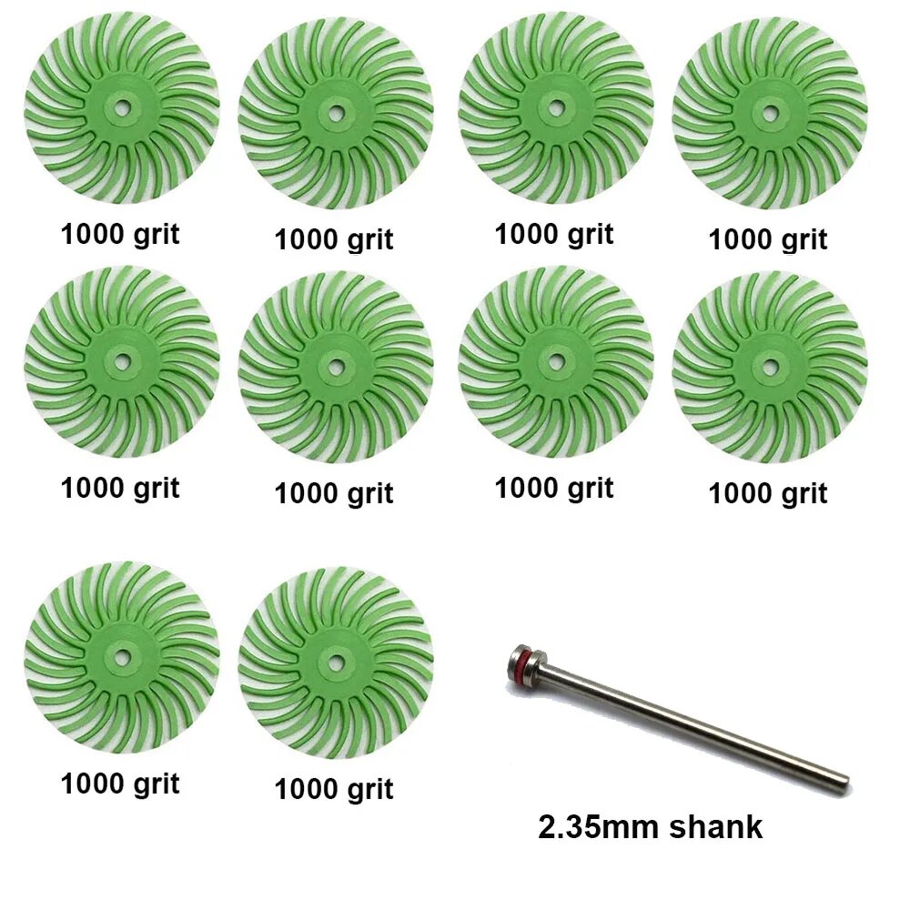 Абразивная щетка для Dremel 25 мм 10 шт. 1000 grit kt