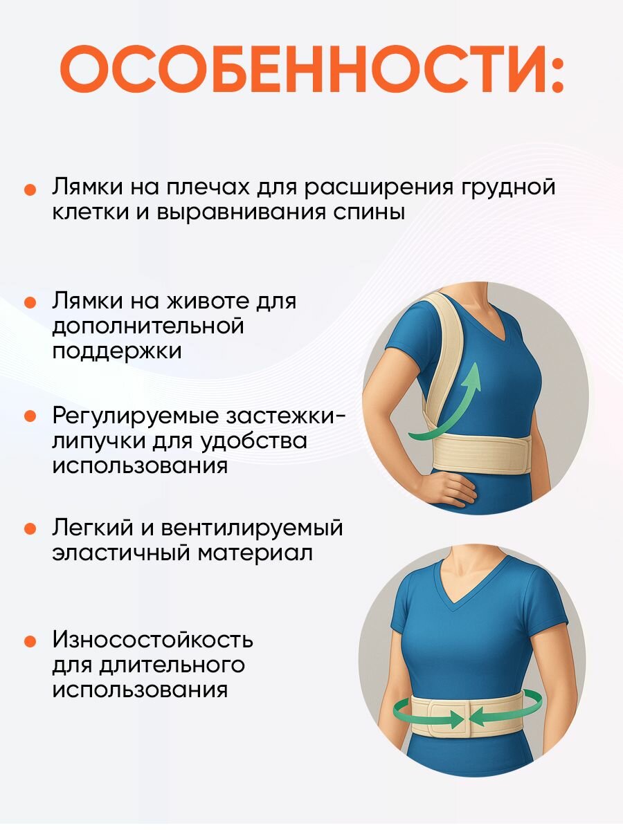 Корректоры Осанки Корсет мягкой фиксации (реклинатор) OPPO Medical 2175