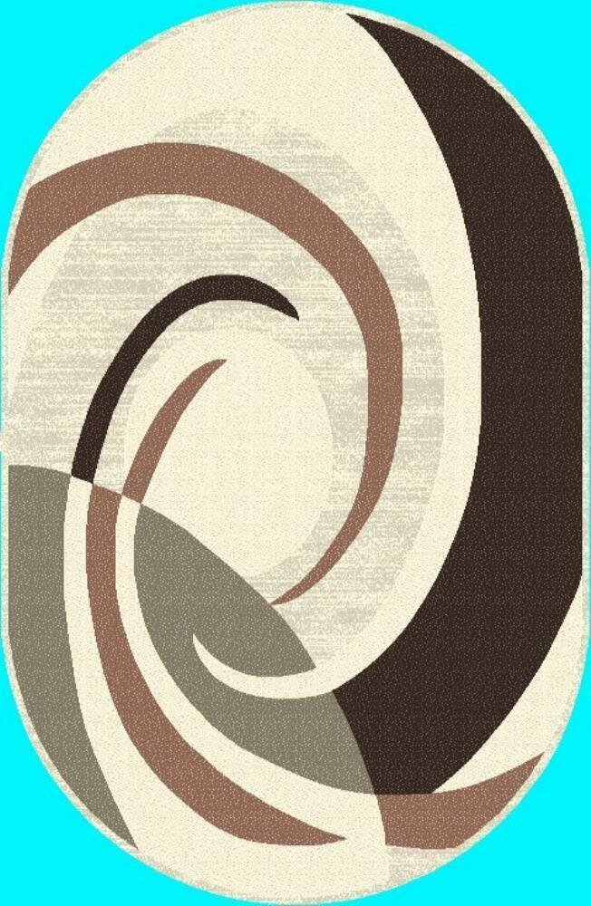 Ковер Модерн Люберцы Кашемир Лб 50118-55 из нитей Хет-Сет цвет Светло-серый/Персиковый Овал размер 06 м на 11 м  вес 12 кг.