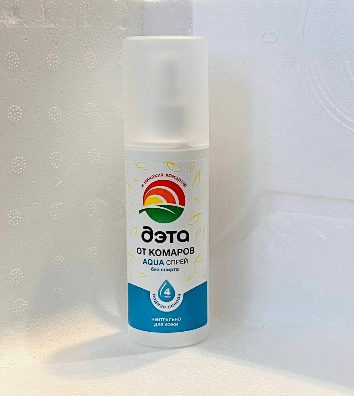 Спрей ДЭТА Аква, 125 мл, от комаров, москитов, слепней и мокрецов — фото 1