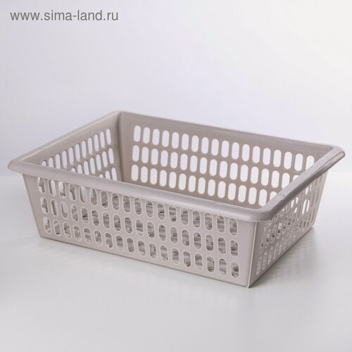 Изображение товара Корзина для хранения Полимербыт, пластик, 40×30×13 см, микс
