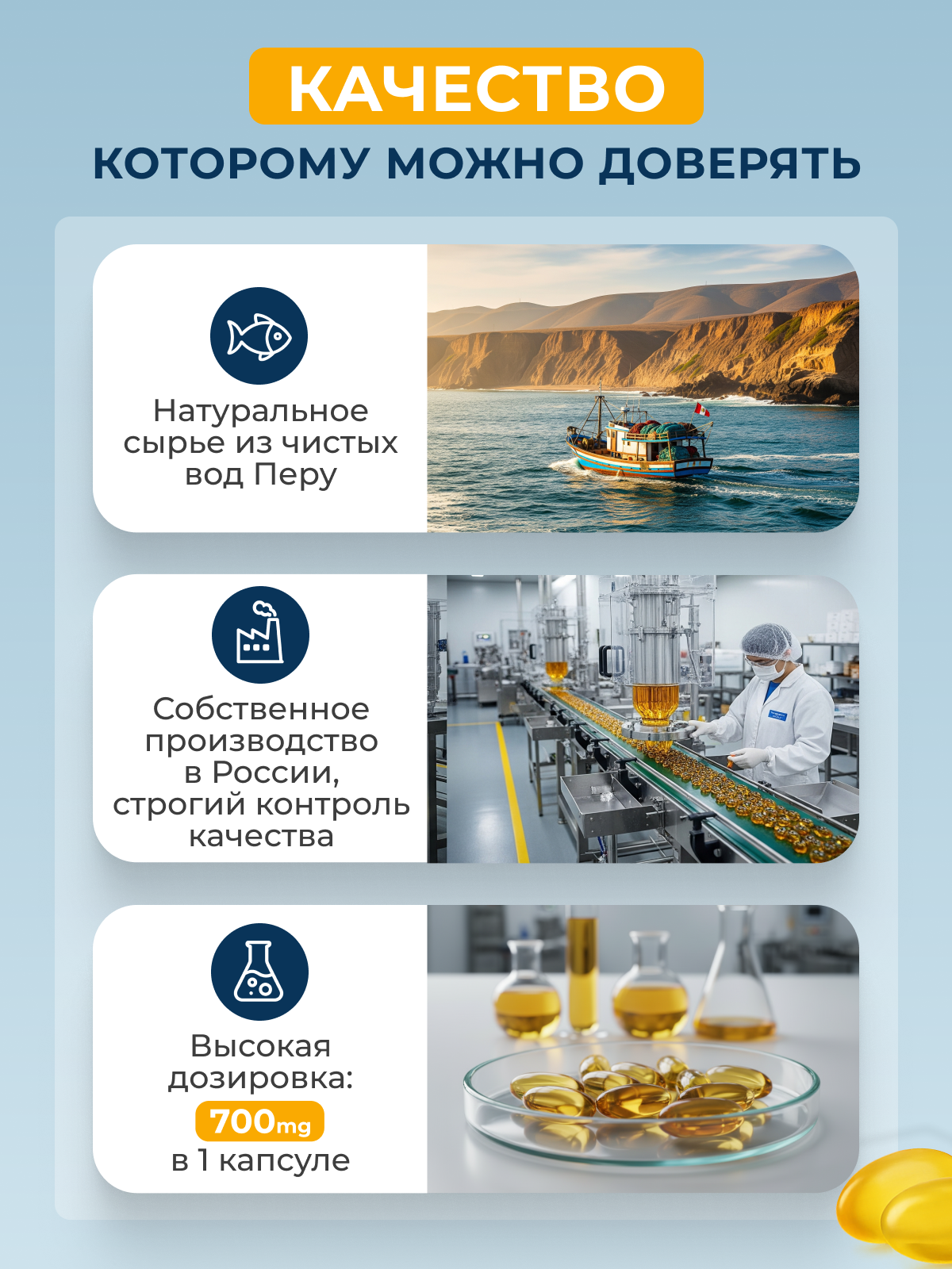 Омега-3 Biotte рыбий жир 700 мг 90 капсул для детей и взрослых. Omega 3 fish oil for kids — фото 1