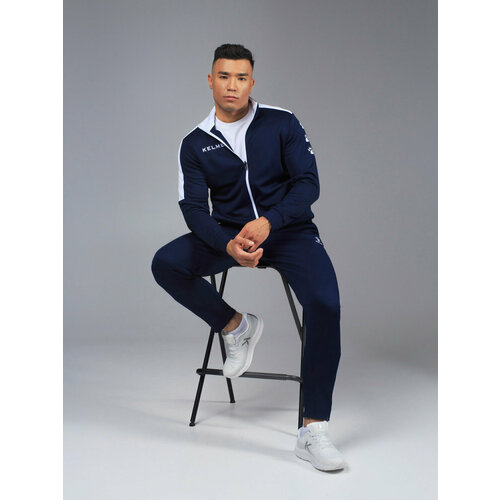 фото Костюм спортивный kelme tracksuit, размер xs, темный синий