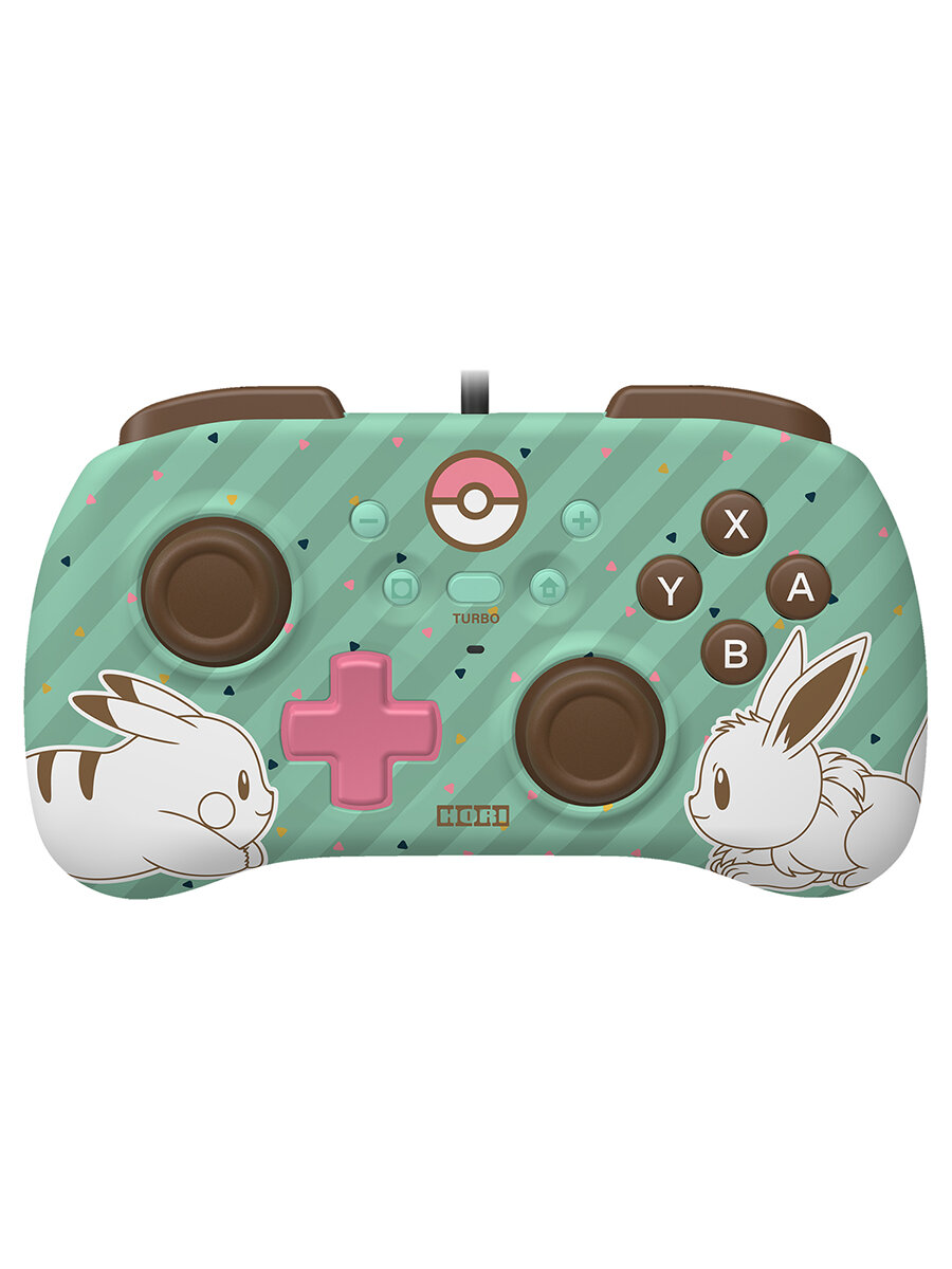 Nintendo Switch Геймпад Hori HORIPAD Mini (Pikachu & Eevee) для консоли Switch (NSW-279U)