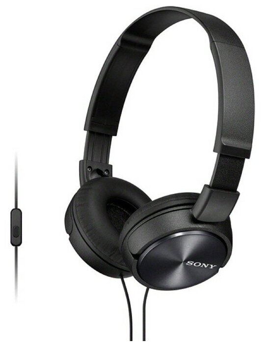 Проводные наушники Sony MDR-ZX310AP, черный