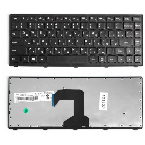 Клавиатура keyboard 25-205086 для ноутбука Lenovo IdeaPad S300 S400 S400U S405 Series черная 634₽