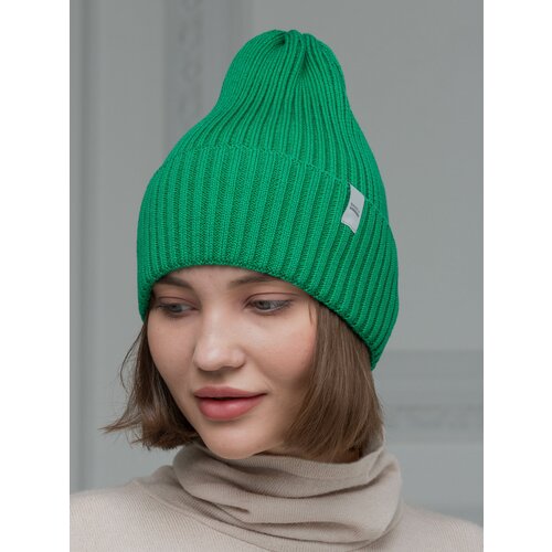 фото Шапка бини daffy world, размер 56-58, зеленый