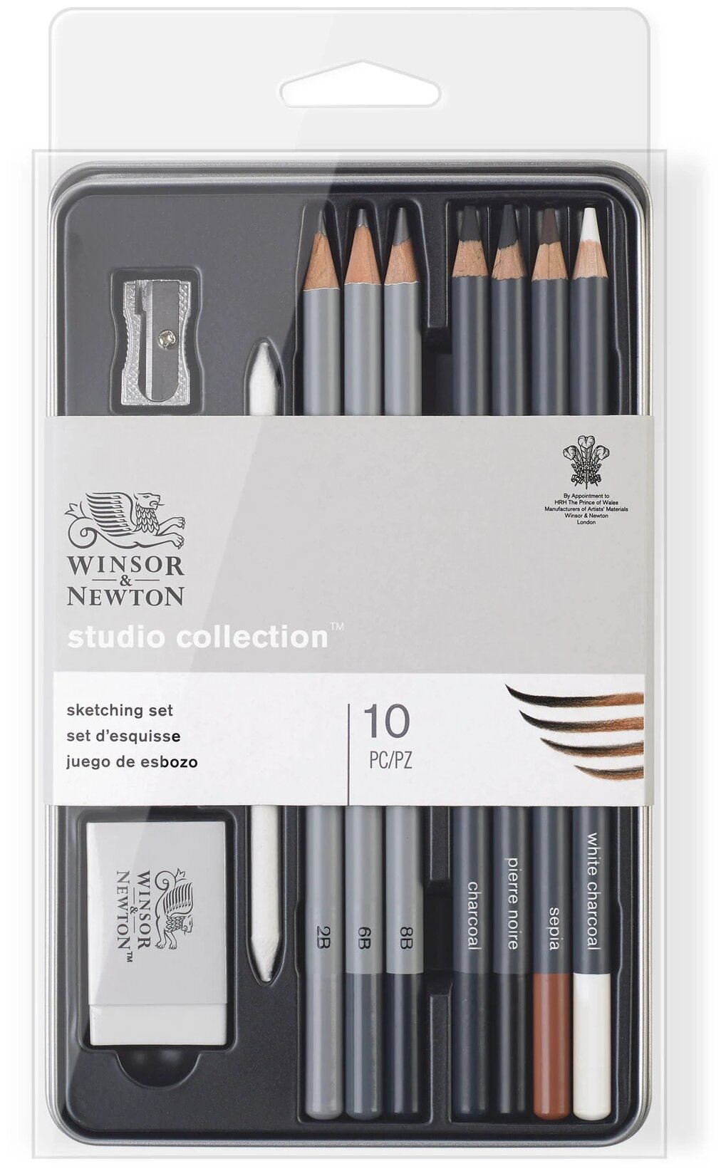 Winsor&Newton Набор карандашей "Studio", 10шт