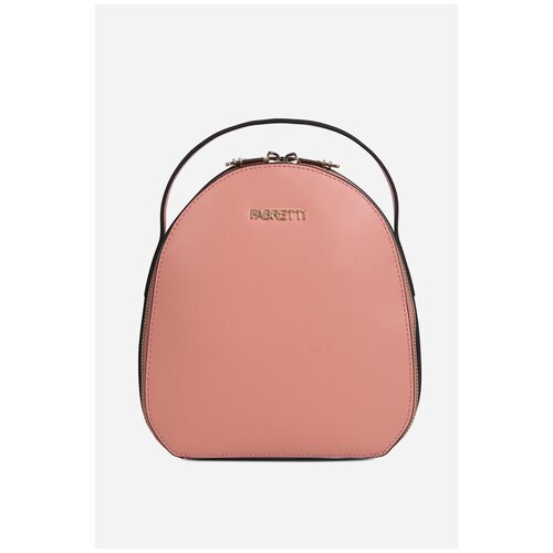 фото Кожаный рюкзак fabretti 17964-6 коралловый