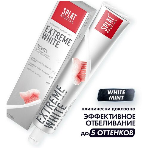 Зубная паста SPLAT Special Экстра отбеливание 75 мл (4603014001016) зубная паста splat special extreme white экстра отбеливание 75 мл 112 16042 0101