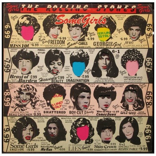 Виниловые пластинки, Rolling Stones Records, THE ROLLING STONES - Some Girls (LP) бикини с абстрактным принтом camilla цвет sail away with me