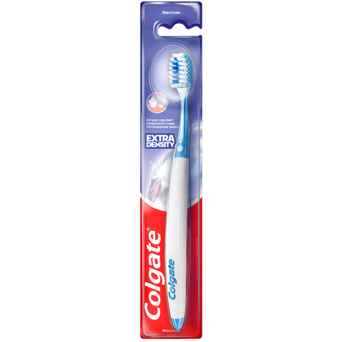 Зубная щетка Colgate Extra Density , жесткая, цвет в ассортименте