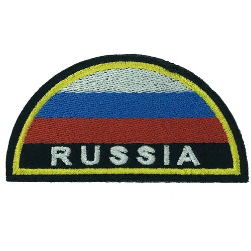 Шеврон вышитый МЧС флаг Russia