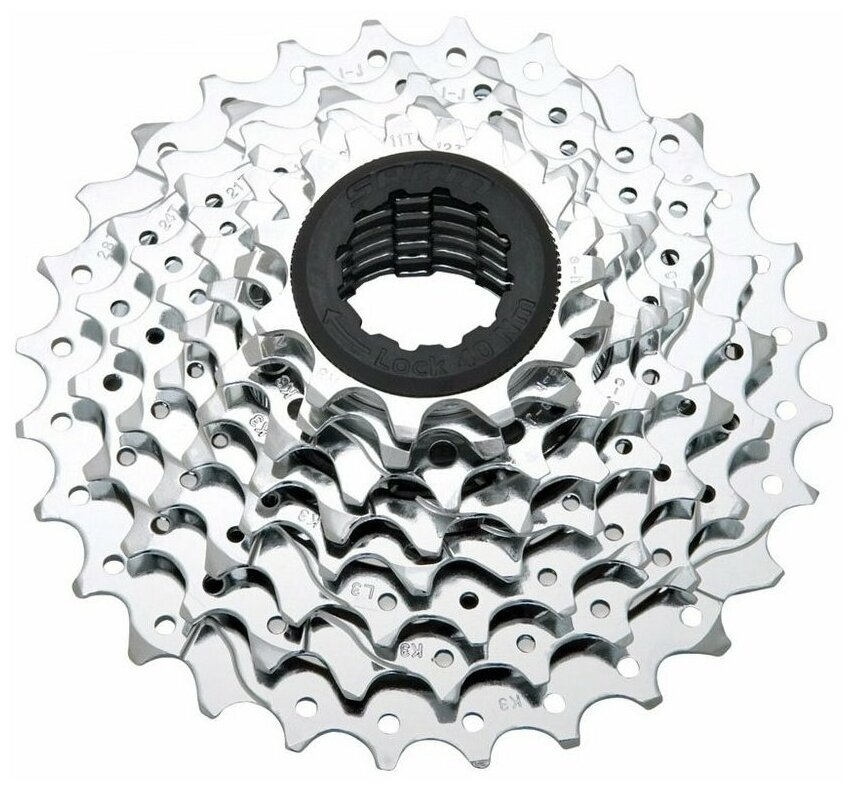 Sram Кассета SRAM PG-850 8ск, 11-32 (без упак.), цвет Серебристый