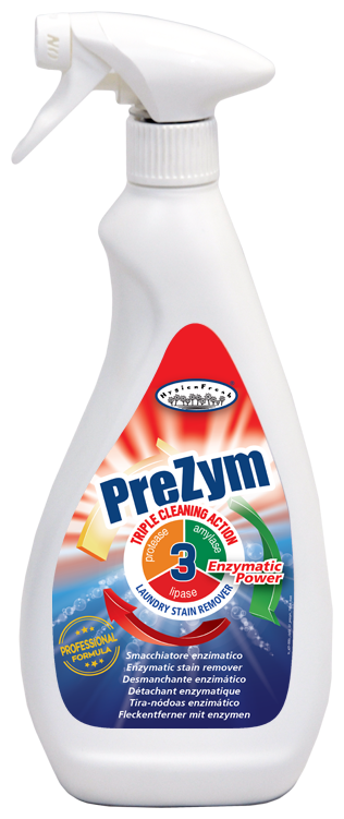 Средство для предварительной чистки с тройным действием Prezym профессиональное, 750 мл