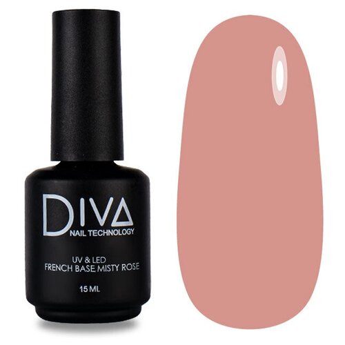 Diva Nail Technology Базовое покрытие French Base, misty rose, 15 мл