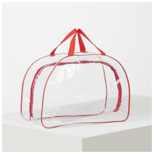 Сумка шоппер Сима-ленд, бесцветный, красный сумка сима ленд бесцветный красный