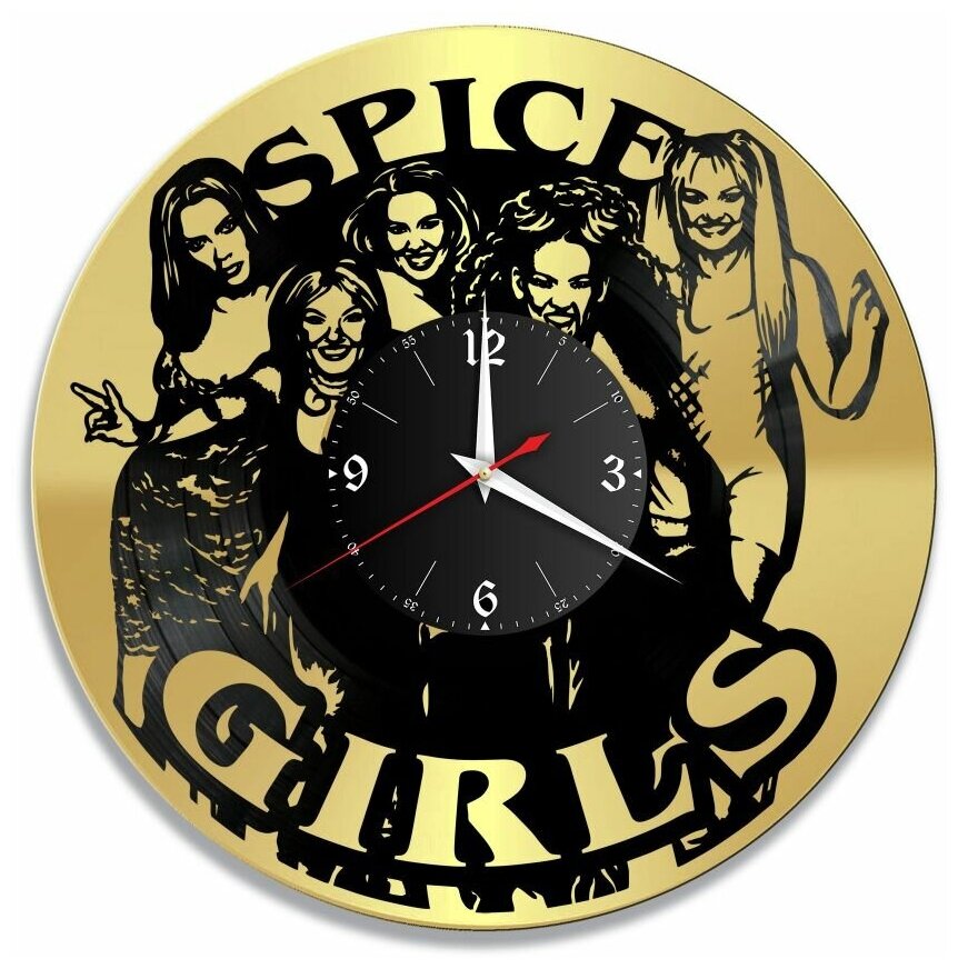Часы из винила Redlaser "группа Spice Girls, Спайс Герлз" VW-10992-1