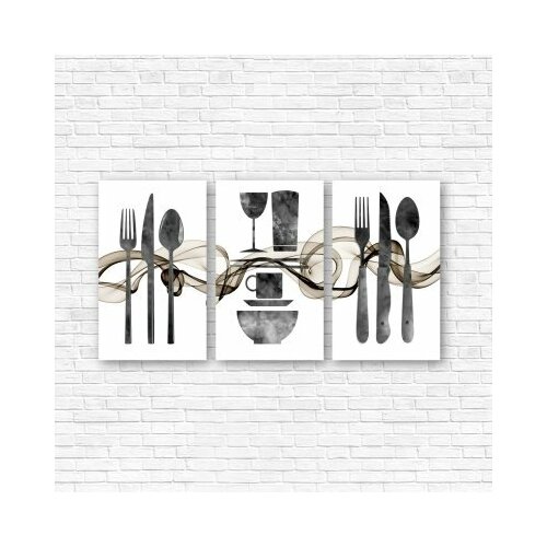 Модульная картина Правильная сервировка